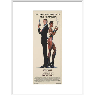 James Bond A View To A Kill Framed Art Print - By King & McGaw