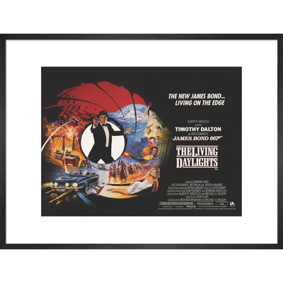 James Bond The Living Daylights Framed Art Print - By King & McGaw