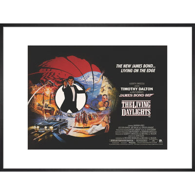 James Bond The Living Daylights Framed Art Print - By King & McGaw