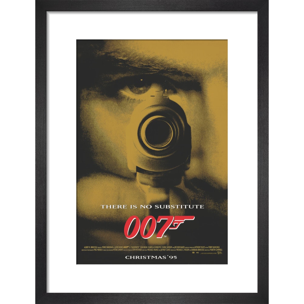 James Bond GoldenEye Framed Art Print - By King & McGaw