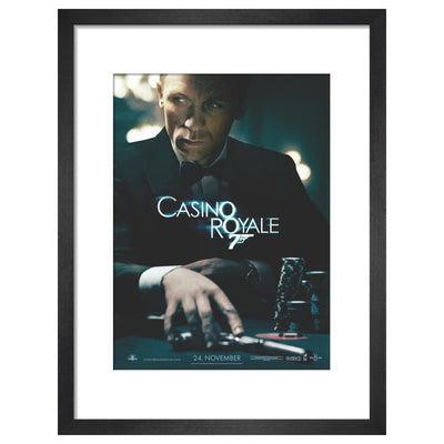 James Bond Casino Royale Framed Art Print By King & McGaw