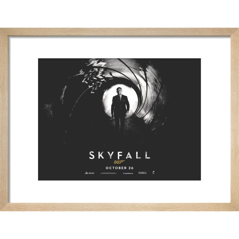 James Bond Skyfall Framed Art Print - By King & McGaw