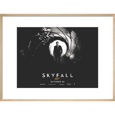 James Bond Skyfall Framed Art Print - By King & McGaw