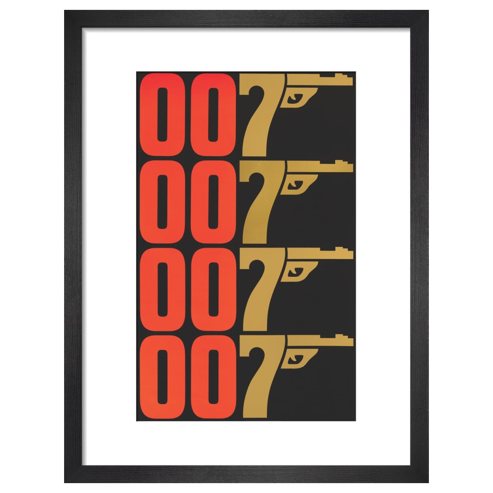 James Bond The Man With The Golden Gun Graphic Framed Art Print - By King & McGaw