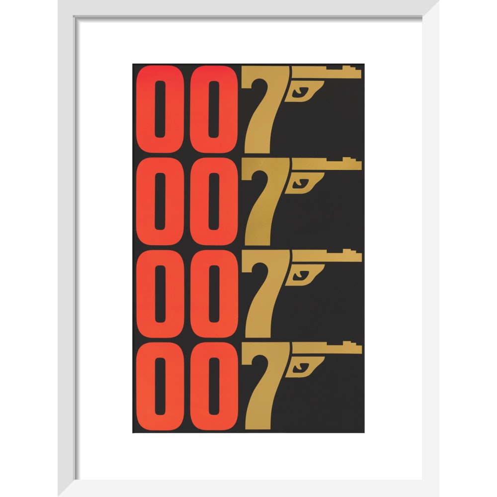 James Bond The Man With The Golden Gun Graphic Framed Art Print - By King & McGaw