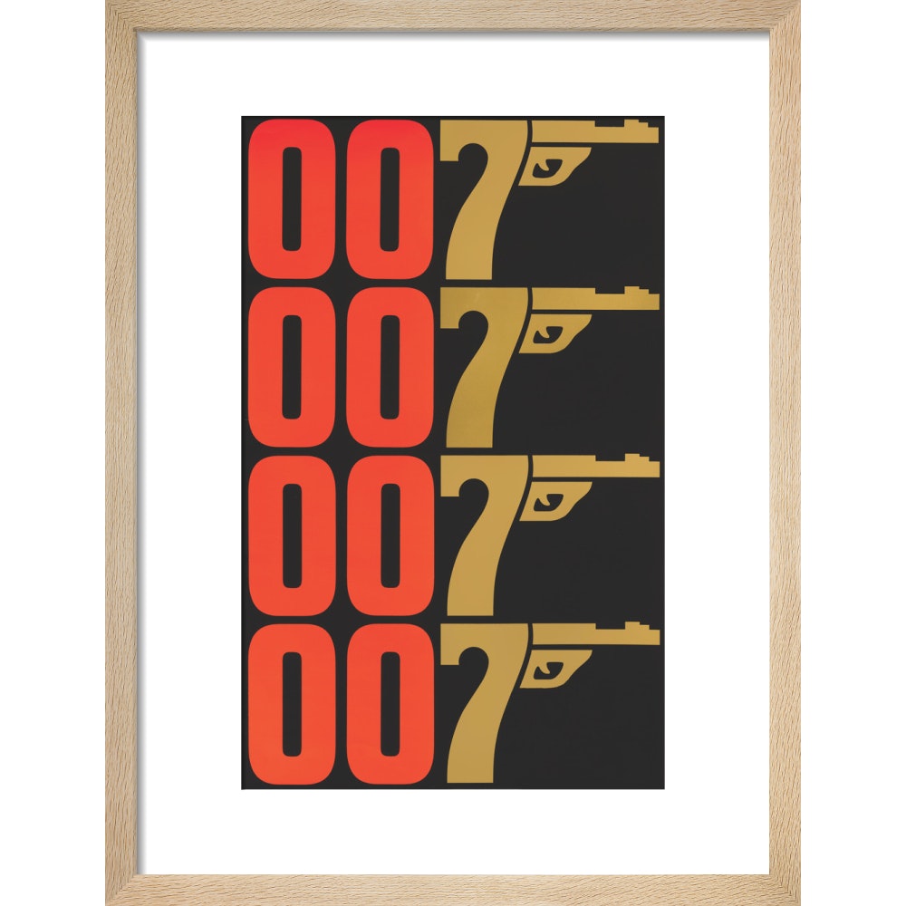 James Bond The Man With The Golden Gun Graphic Framed Art Print - By King & McGaw