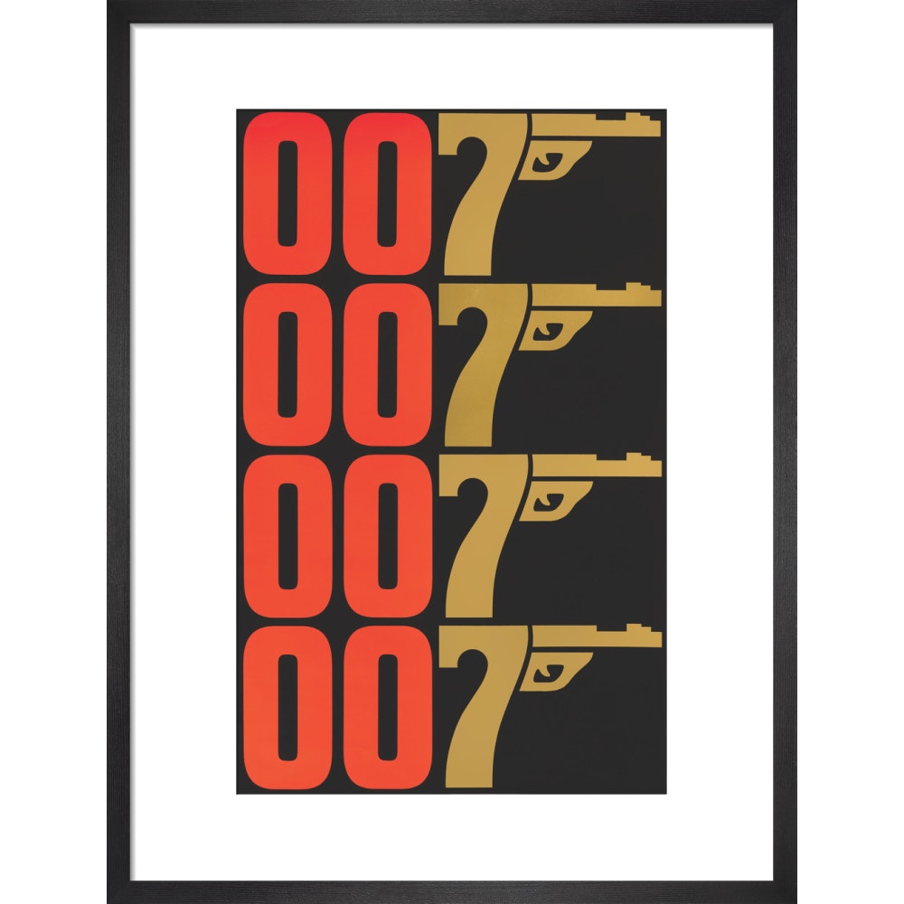 James Bond The Man With The Golden Gun Graphic Framed Art Print - By King & McGaw