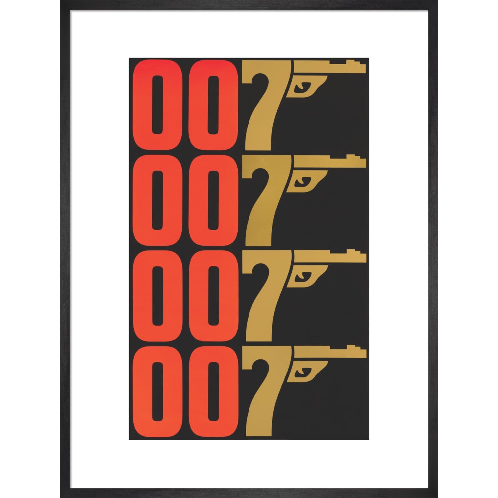 James Bond The Man With The Golden Gun Graphic Framed Art Print - By King & McGaw