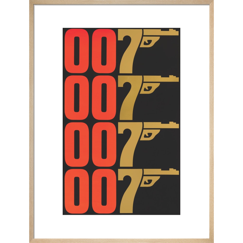 James Bond The Man With The Golden Gun Graphic Framed Art Print - By King & McGaw
