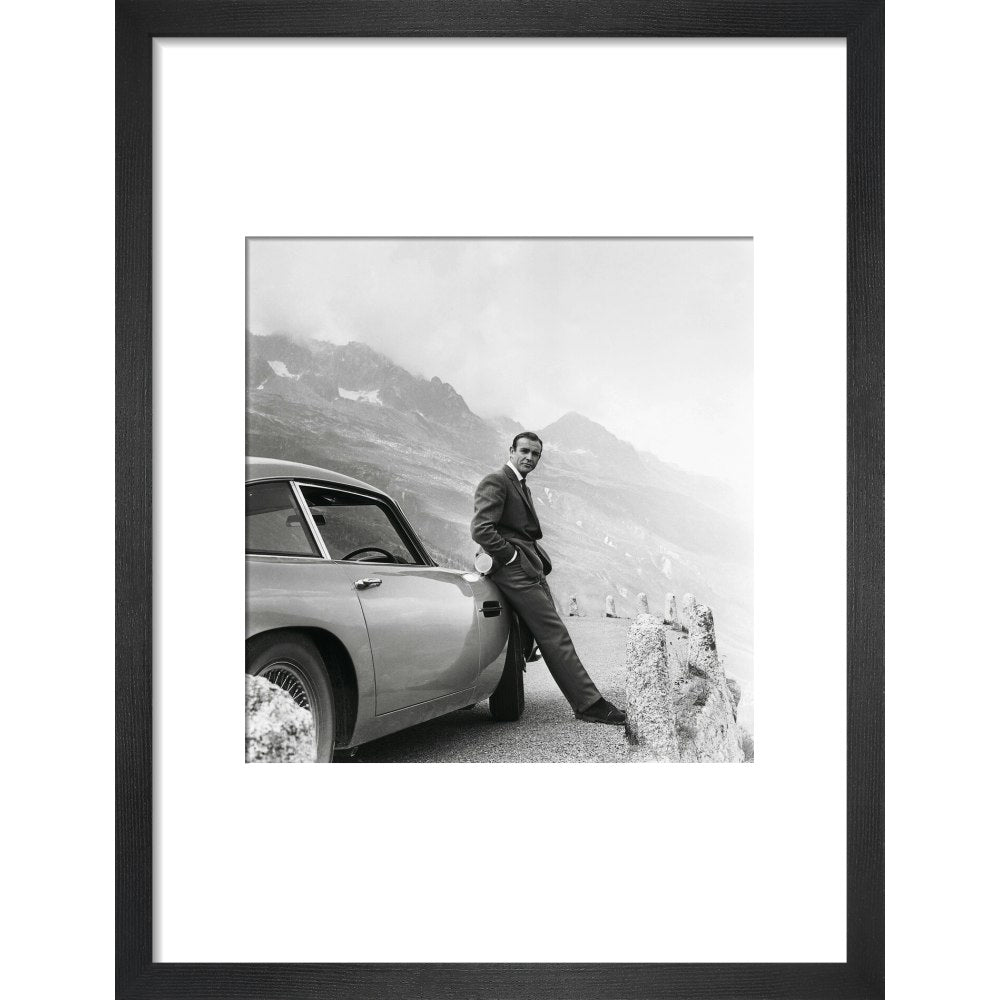 James Bond Goldfinger Publicity Still Framed Art Print - By King & McGaw
