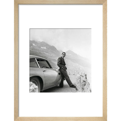 James Bond Goldfinger Publicity Still Framed Art Print - By King & McGaw