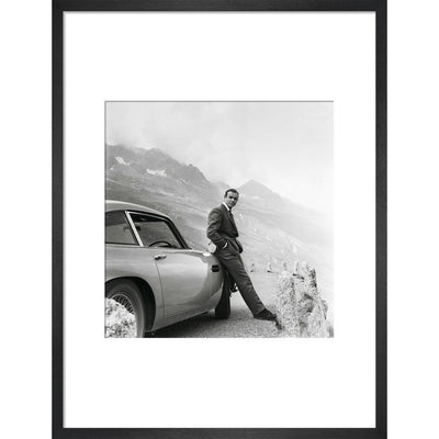 James Bond Goldfinger Publicity Still Framed Art Print - By King & McGaw