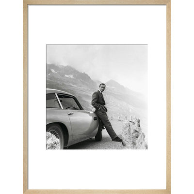 James Bond Goldfinger Publicity Still Framed Art Print - By King & McGaw