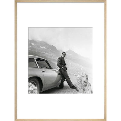 James Bond Goldfinger Publicity Still Framed Art Print - By King & McGaw