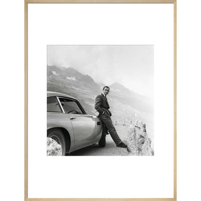 James Bond Goldfinger Publicity Still Framed Art Print - By King & McGaw