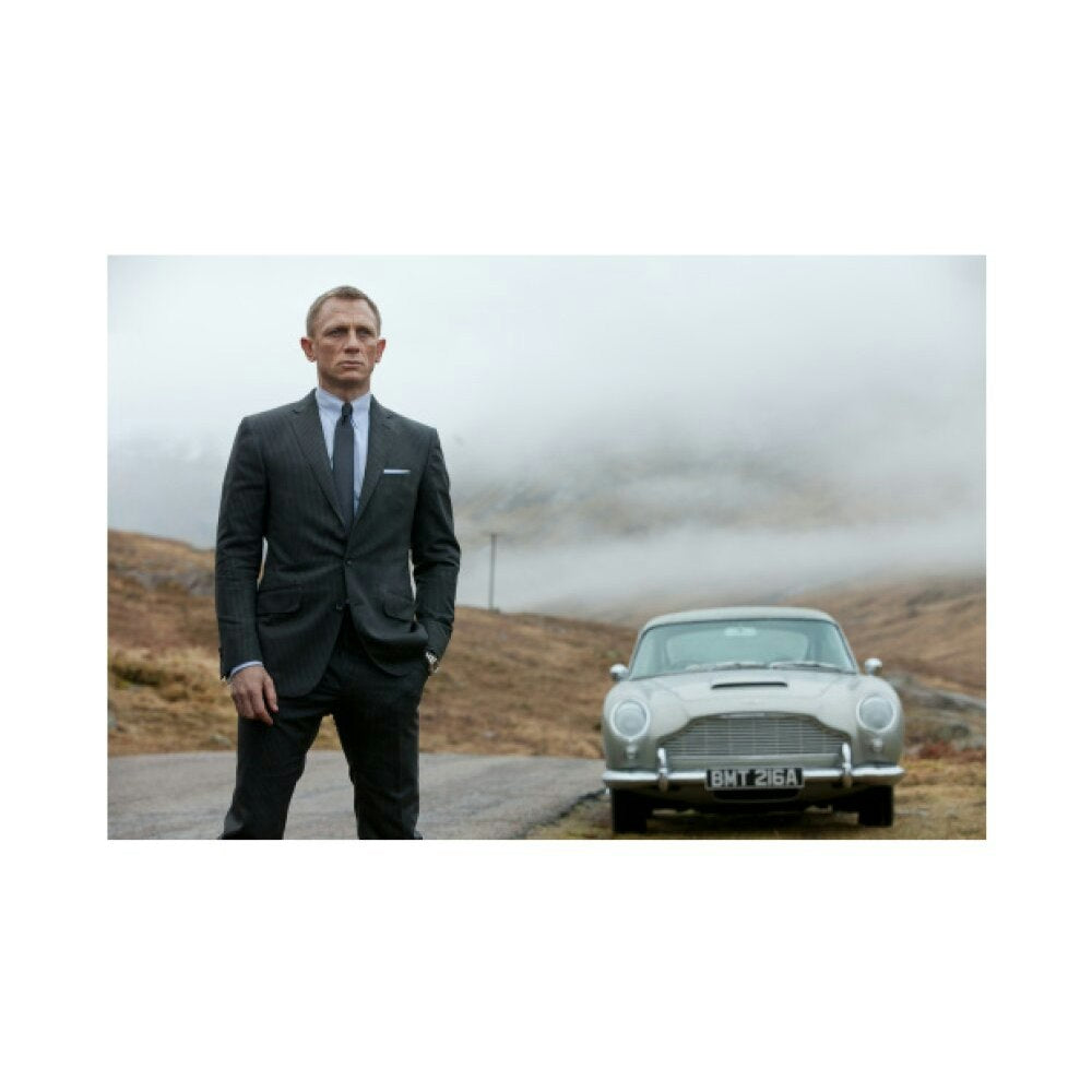 James Bond Skyfall 007 & DB5 Framed Art Print - By King & McGaw
