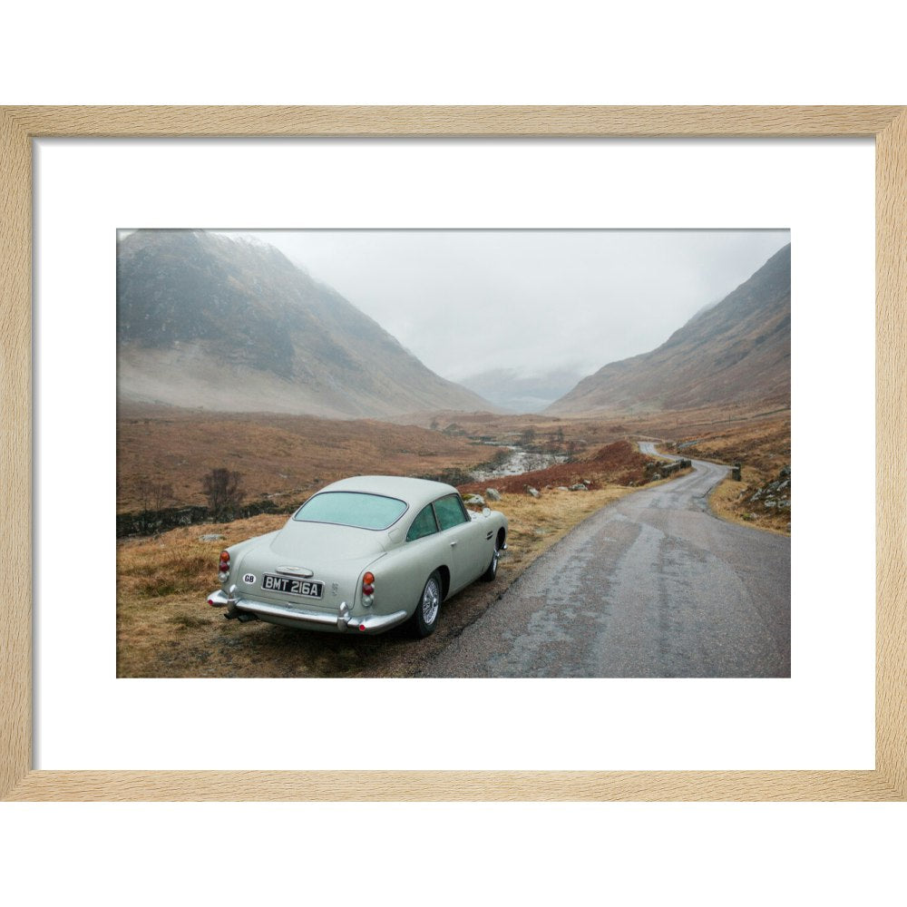 James Bond Skyfall DB5 Framed Art Print - By King & McGaw