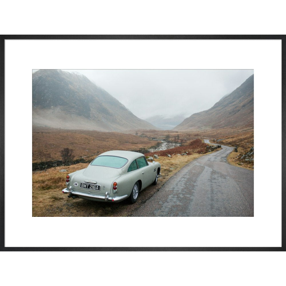 James Bond Skyfall DB5 Framed Art Print - By King & McGaw