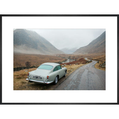 James Bond Skyfall DB5 Framed Art Print - By King & McGaw