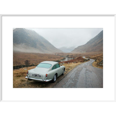 James Bond Skyfall DB5 Framed Art Print - By King & McGaw