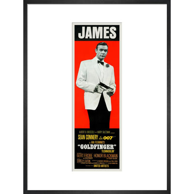 James Bond Goldfinger James Framed Art Print - By King & McGaw