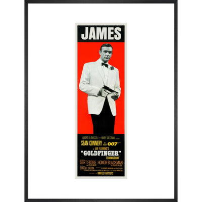 James Bond Goldfinger James Framed Art Print - By King & McGaw