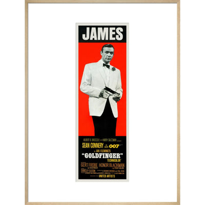 James Bond Goldfinger James Framed Art Print - By King & McGaw