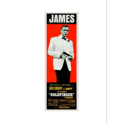 James Bond Goldfinger James Framed Art Print - By King & McGaw