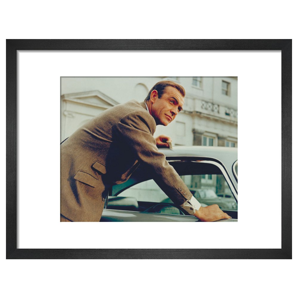 James Bond Goldfinger Sean Connery Film Still Framed Art Print - By King & McGaw