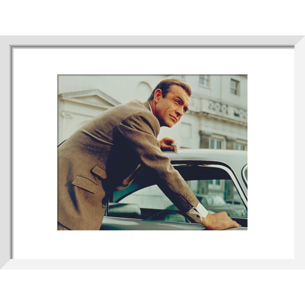 James Bond Goldfinger Sean Connery Film Still Framed Art Print - By King & McGaw