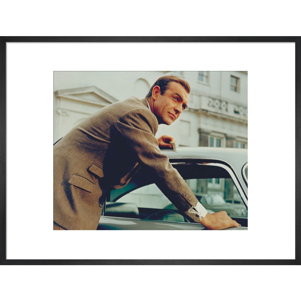 James Bond Goldfinger Sean Connery Film Still Framed Art Print - By King & McGaw