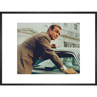James Bond Goldfinger Sean Connery Film Still Framed Art Print - By King & McGaw