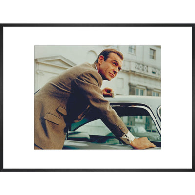 James Bond Goldfinger Sean Connery Film Still Framed Art Print - By King & McGaw