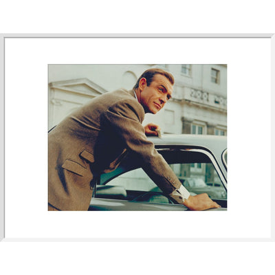 James Bond Goldfinger Sean Connery Film Still Framed Art Print - By King & McGaw