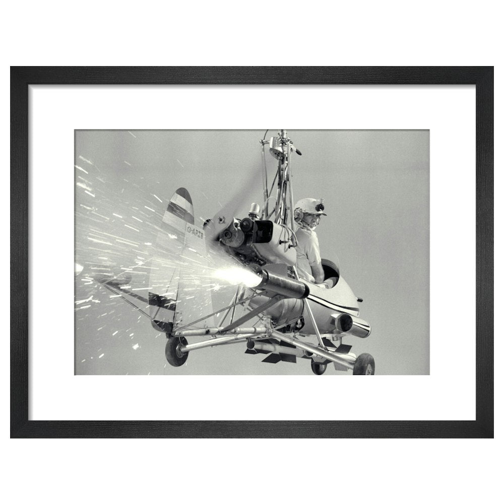 James Bond You Only Live Twice Little Nellie Studio Still Framed Art Print - By King & McGaw