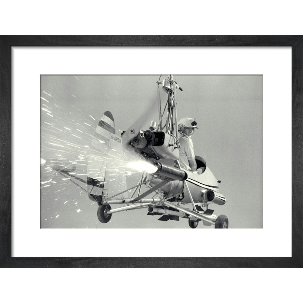 James Bond You Only Live Twice Little Nellie Studio Still Framed Art Print - By King & McGaw