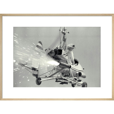 James Bond You Only Live Twice Little Nellie Studio Still Framed Art Print - By King & McGaw