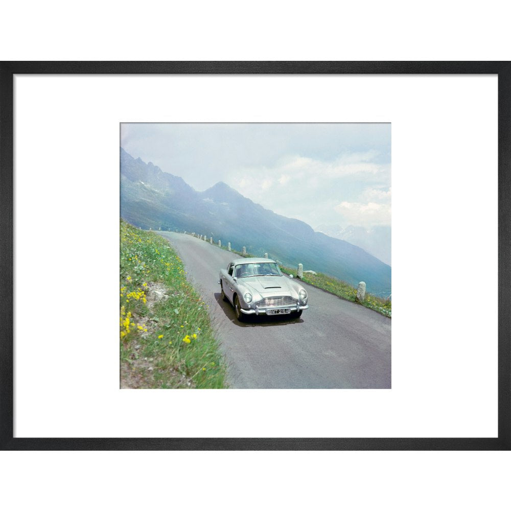 James Bond Goldfinger DB5 Film Still Framed Art Print - By King & McGaw
