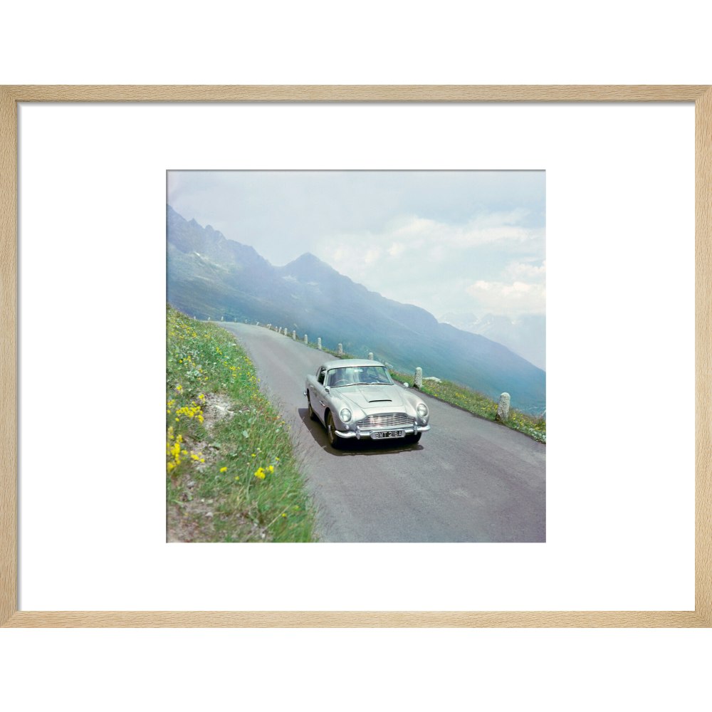 James Bond Goldfinger DB5 Film Still Framed Art Print - By King & McGaw