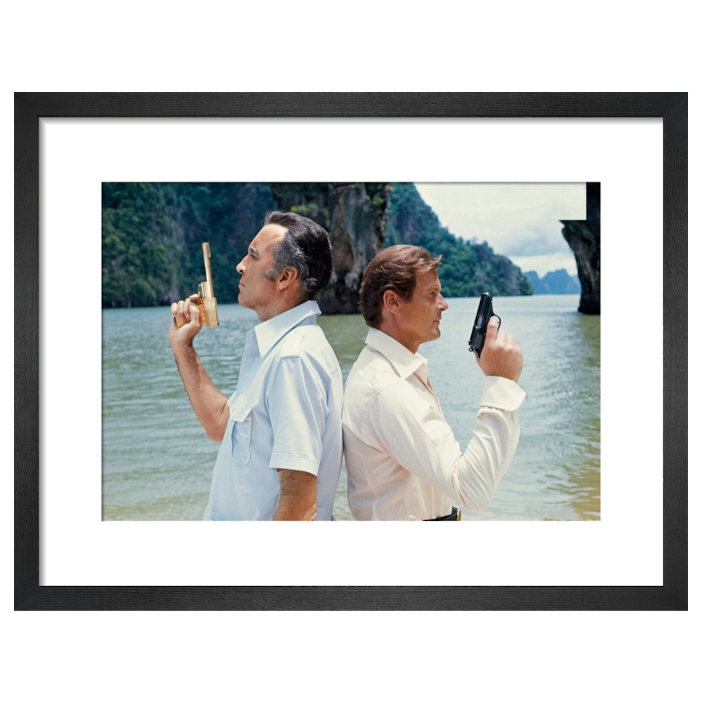 James Bond The Man With The Golden Gun Duel Film Still Framed Art Print - By King & McGaw