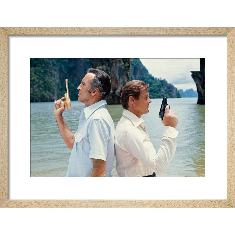 James Bond The Man With The Golden Gun Duel Film Still Framed Art Print - By King & McGaw