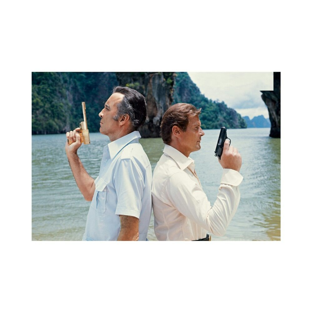 James Bond The Man With The Golden Gun Duel Film Still Framed Art Print - By King & McGaw