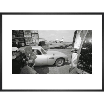 James Bond Goldfinger DB5 Framed Art Print - By King & McGaw