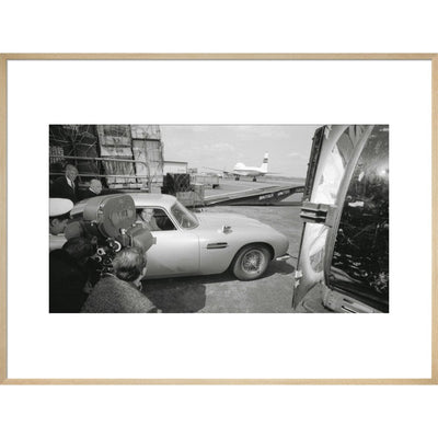 James Bond Goldfinger DB5 Framed Art Print - By King & McGaw