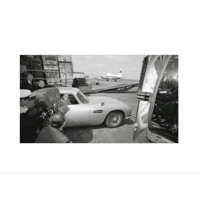 James Bond Goldfinger DB5 Framed Art Print - By King & McGaw