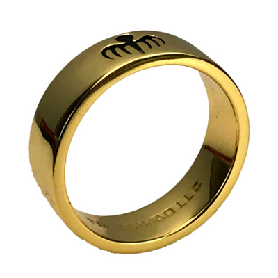 James Bond Blofeld No.1 SPECTRE Agent 18ct Gold Ring Prop Replica