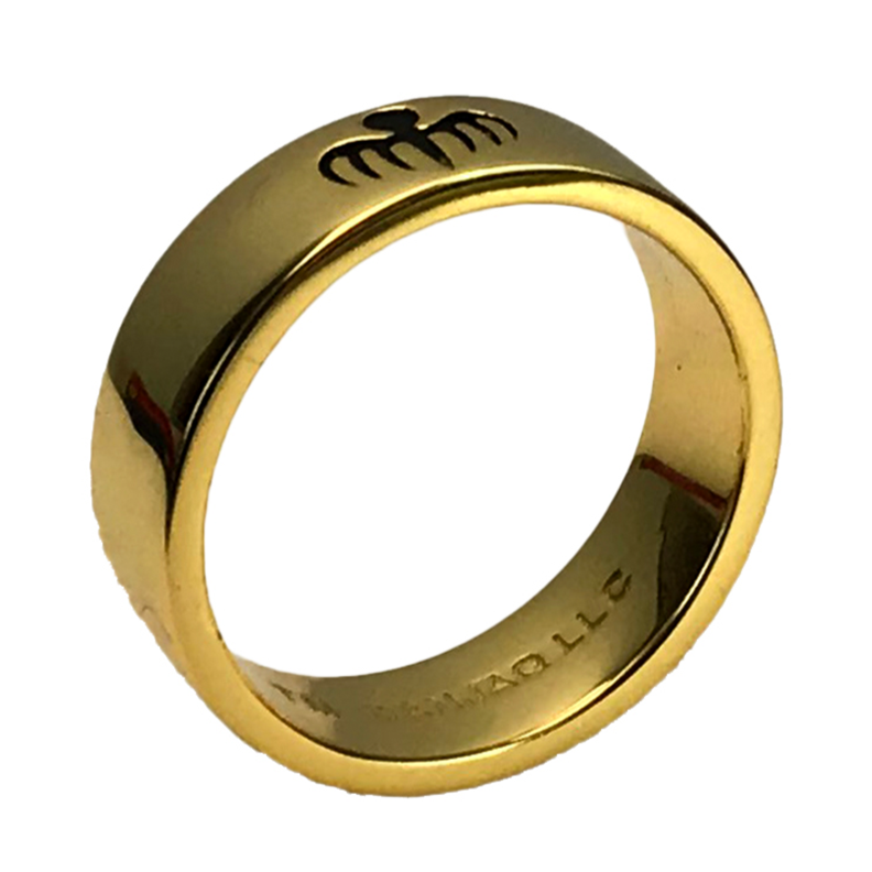 James Bond Blofeld No.1 SPECTRE Agent 18ct Gold Ring Prop Replica