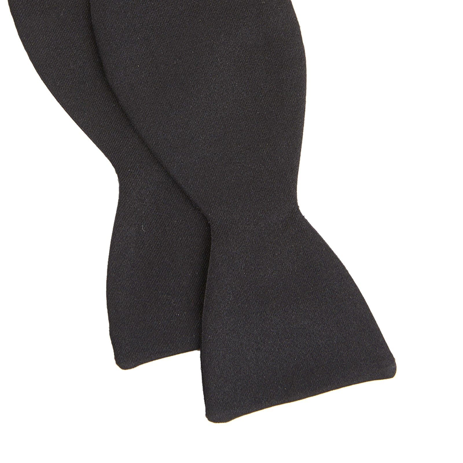 James Bond Black Silk Bow Tie - Casino Royale Edition - By Turnbull & Asser