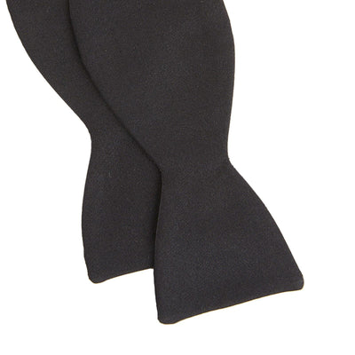 James Bond Black Silk Bow Tie - Casino Royale Edition - By Turnbull & Asser