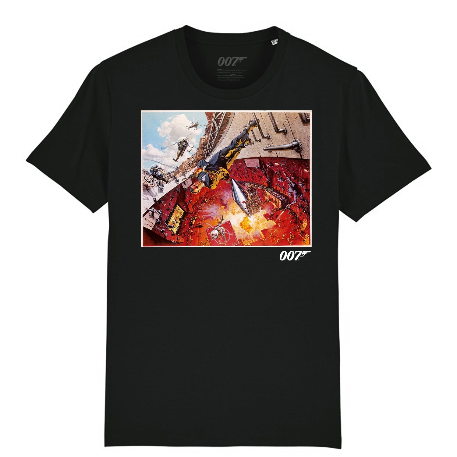 James Bond You Only Live Twice Black T-Shirt (Outlet Item)